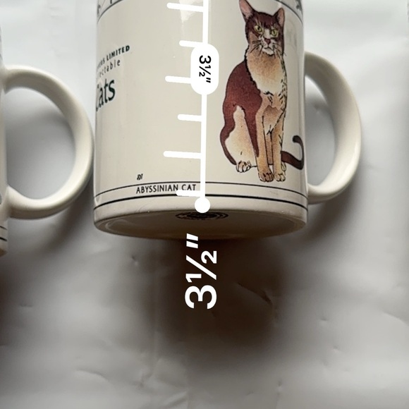 Cat Design Ceramic Mug Set - Picture 3 of 5